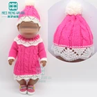 Кукольная одежда, модный костюм со свитером, пуховая куртка для 43 см игрушечная кукла для новорожденных, Детская кукла 18 дюймов, американская кукла нашего поколения