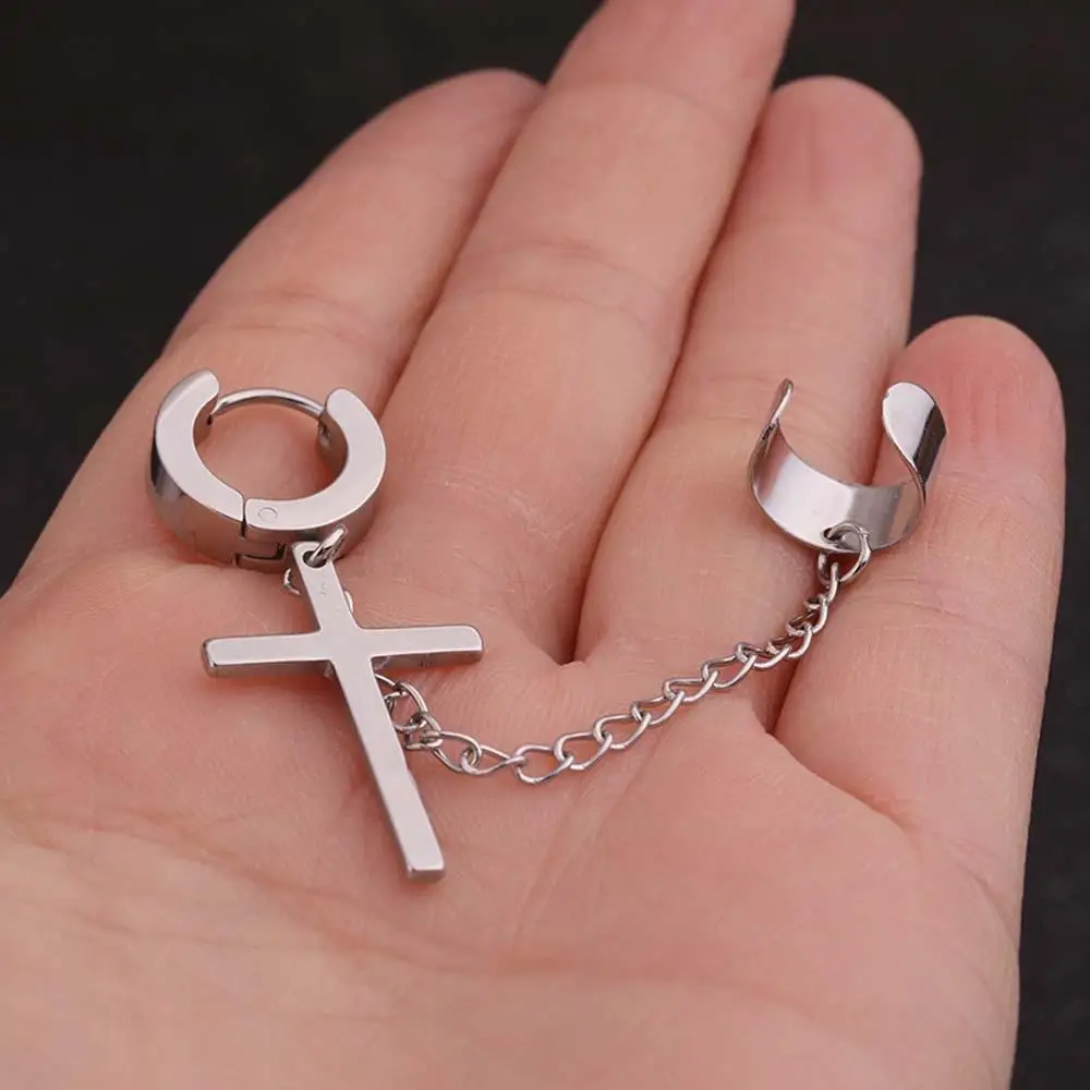 1 шт. серьги подвески в стиле хип хоп из нержавеющей стали спиральный для