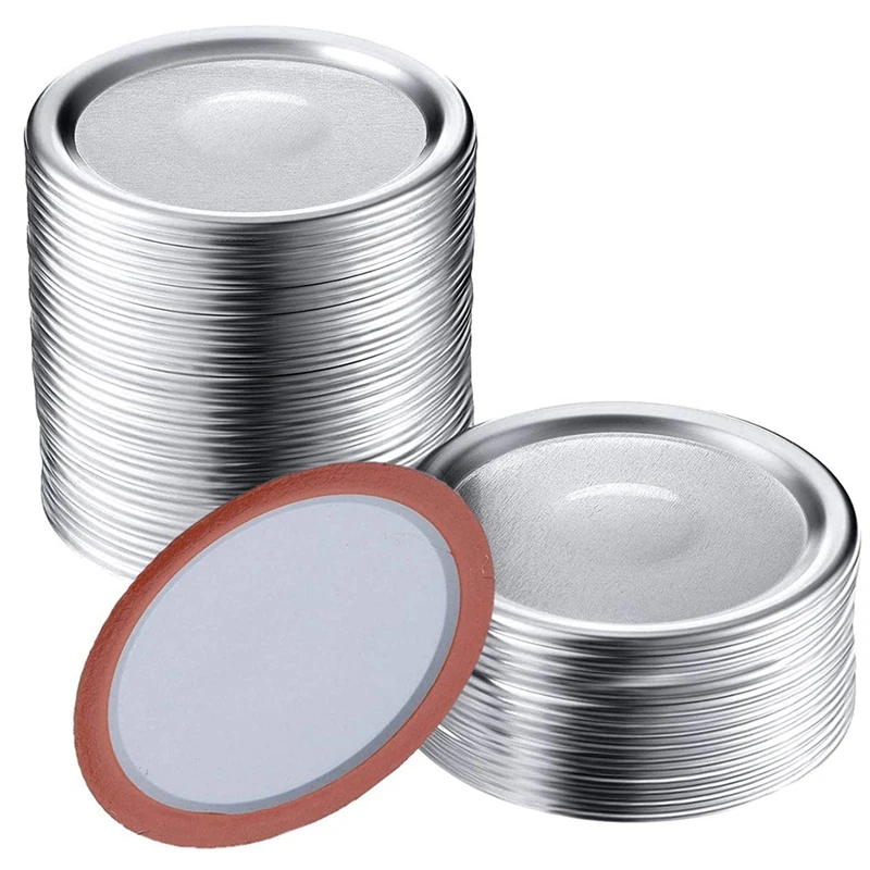 50 шт. консервирования крышками Разделение Тип регулярные стеклянная банка с