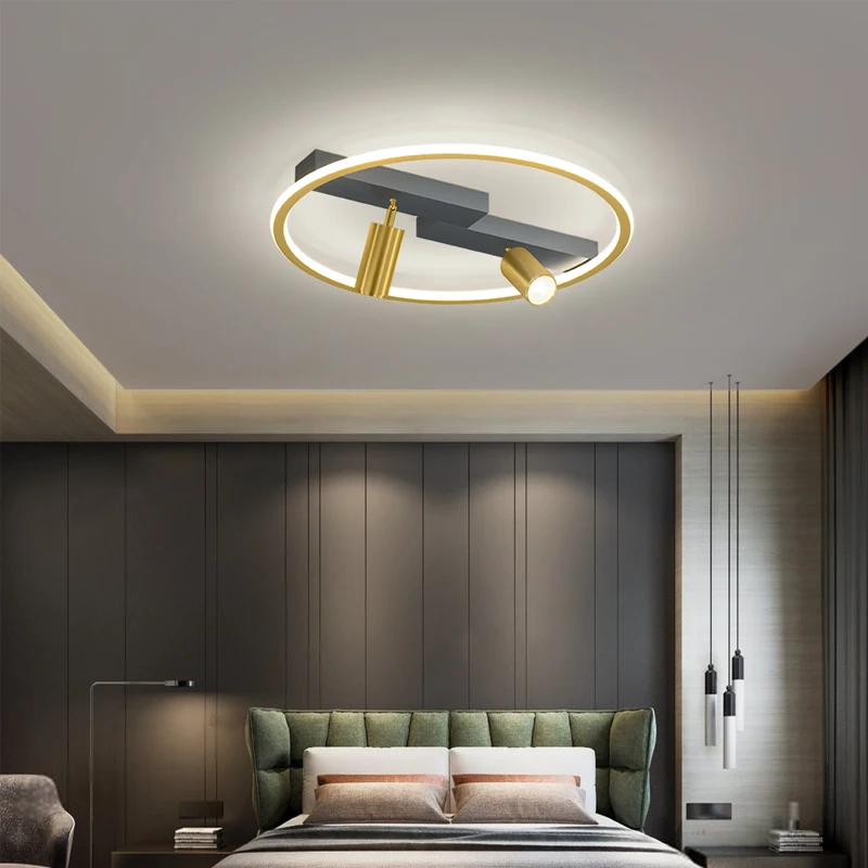 

Modern Led Ceiling Lights for Bedroom living Room cloth coffee shop Round Square shape Simple led ceiling lamp for home use