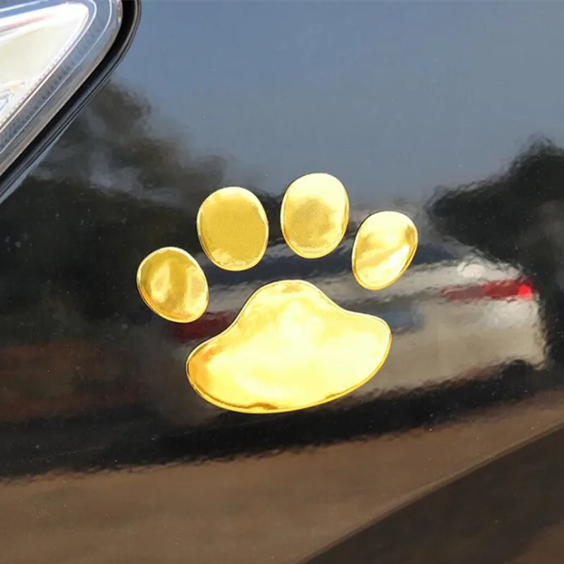 Крутая наклейка на автомобиль дизайн Paw3D отпечатки ног животных для Honda fit accord crv
