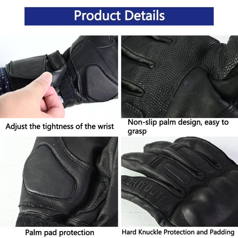 Мотоциклетные водонепроницаемые перчатки с пальцами для мужчин и женщин |