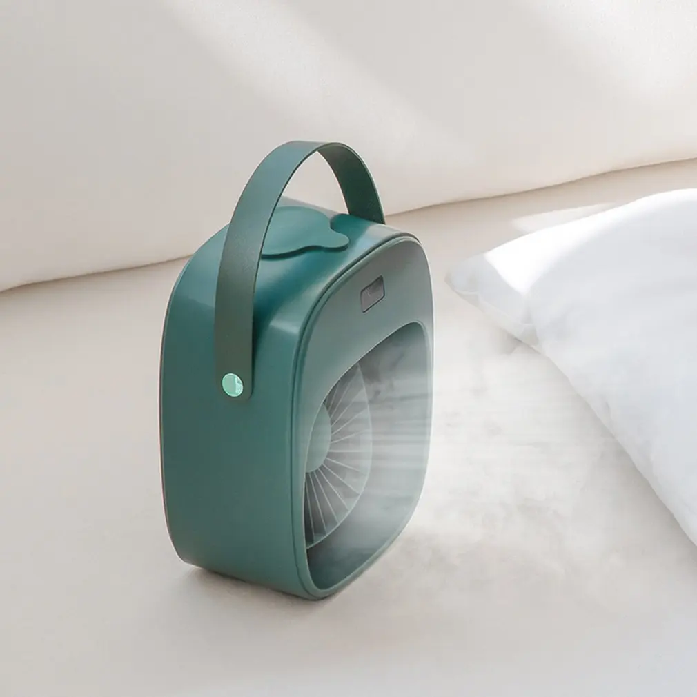 

D18 Desktop Fan Rechargeable Household Third Gear Wind Spray Fan Refrigeration Fan For Office Dormitory