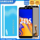 100% Оригинальный ЖК-дисплей 6,0 ''для Samsung Galaxy J4 + 2018 J4 Plus J415 J415F J410, ЖК-дисплей с сенсорным экраном и пакетом услуг