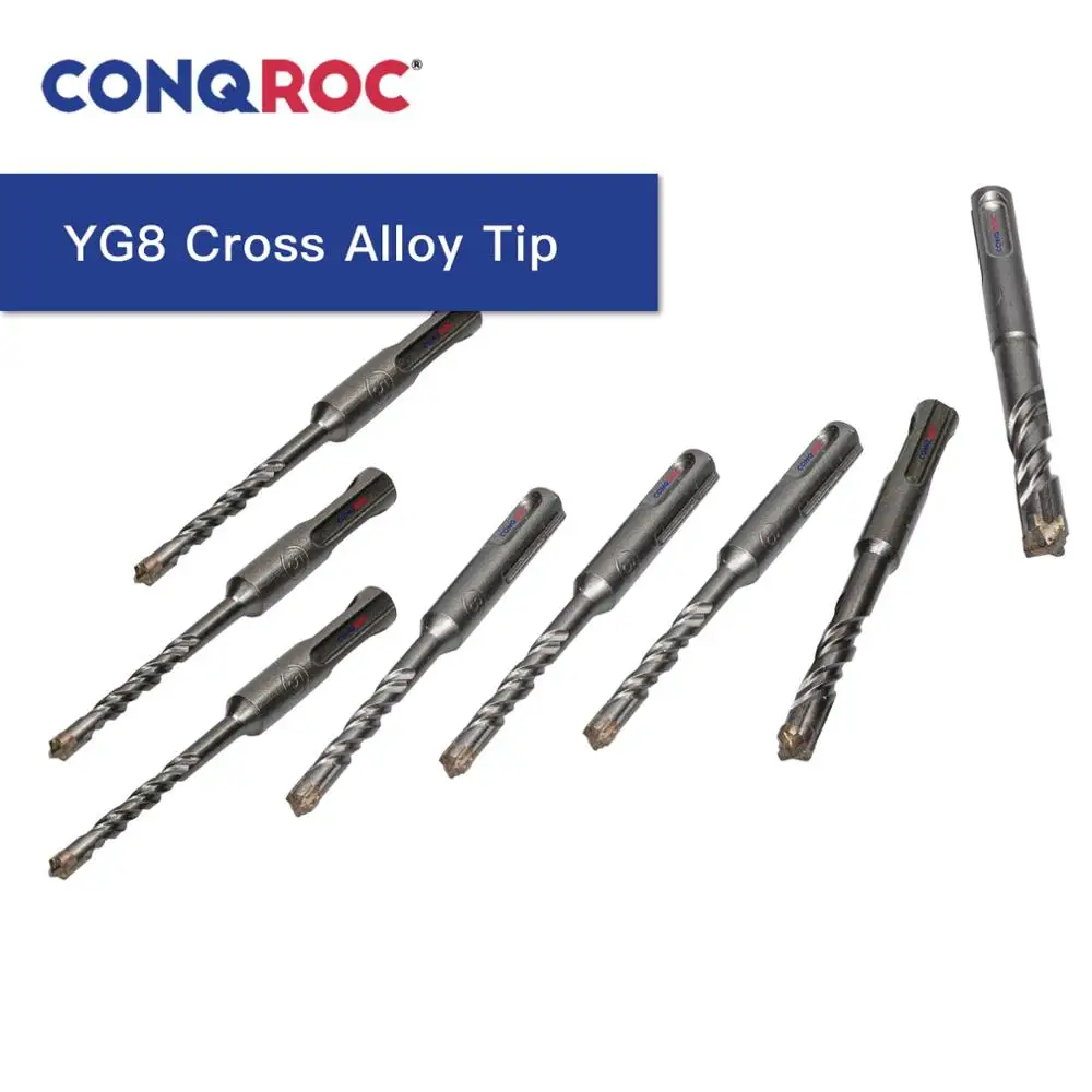 8 шт. 110 мм SDS Plus хвостовик для кладки сверла набор крестообразных твердосплавных