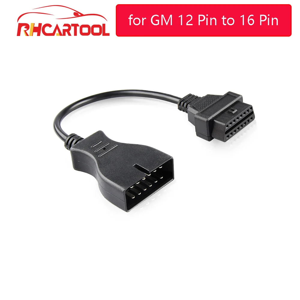 OBD2 автомобиля 60/100 см Удлинительный кабель разъем адаптера для GM 12 Pin до 16 Авто