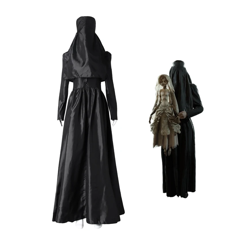 Женское длинное платье с капюшоном Takerlama Evil 8 Donna Beneviento|Игровые костюмы| |