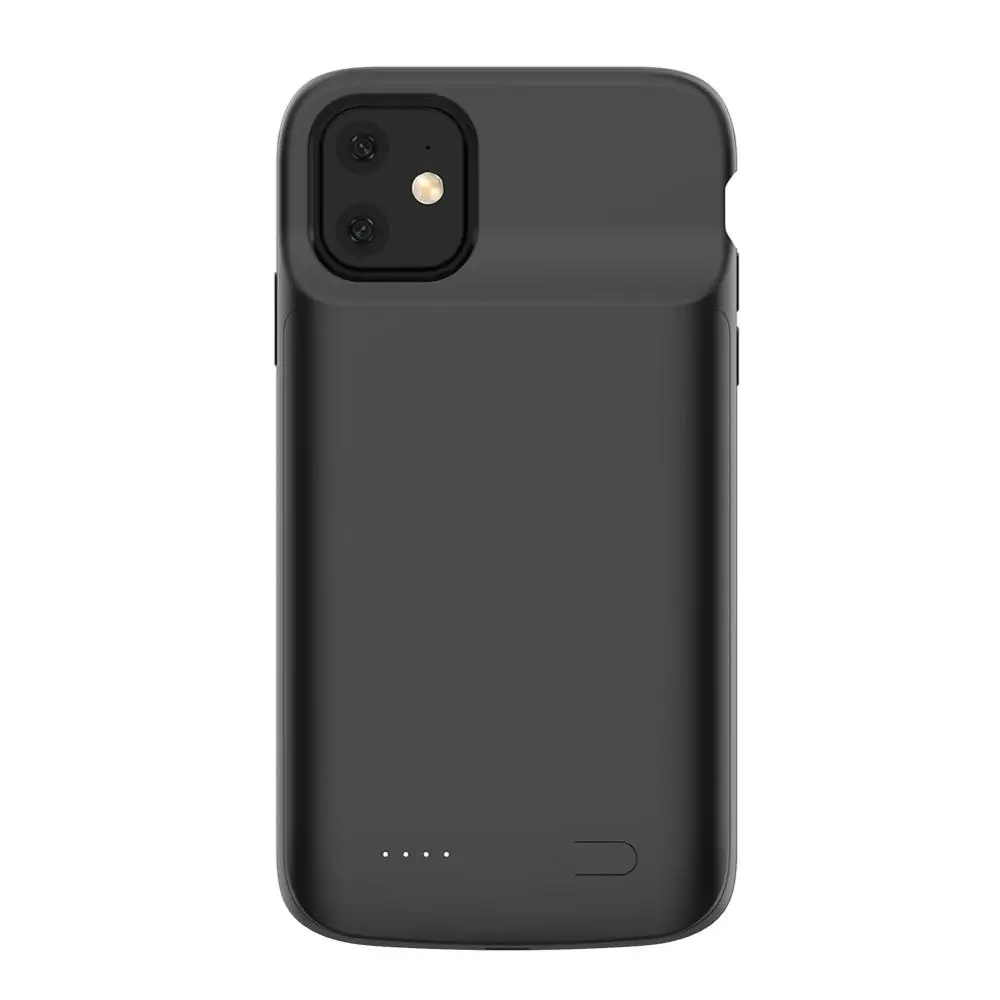 4800 мАч для iPhone 11 Pro Чехол для зарядного устройства ультратонкий портативный банк питания для iPhone 11 Pro - Цвет: Черный