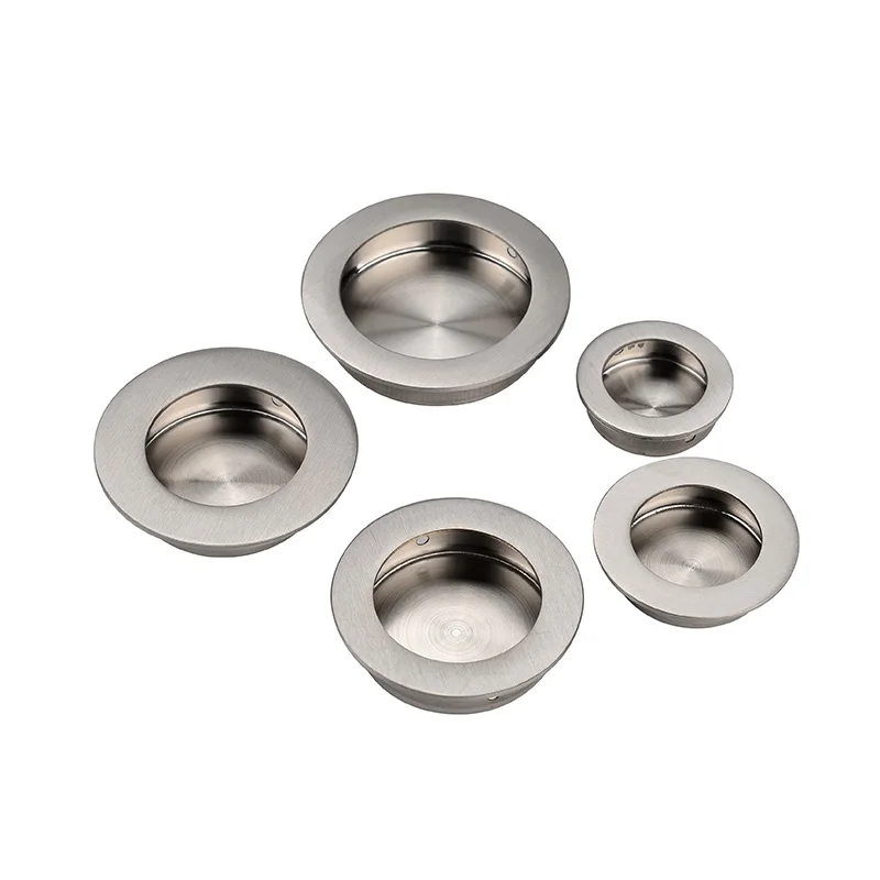 4 шт. 304 Нержавеющая сталь встраиваемые флеш Потяните палец вставка раздвижные