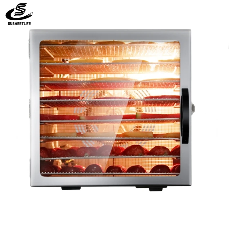 

SUSWEETLIFE Fruit dryer food household small food fruit and vegetable dissolving bean air dryer dry fruit dehydrator commercial