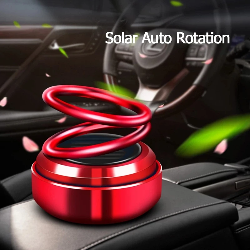 

Solar Auto Rotation Car Air Freshener Car Accessories Interior Perfume Fragrance Dashboard Auto Aromatherapy Car Accessories
