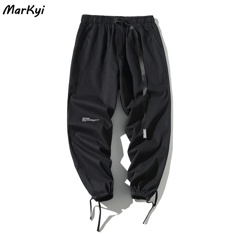 

MarKyi Fashion Men Harajuku Harem Pants 2020 New Plus Size 5XL Casual Harem Pants Men Joggers Man