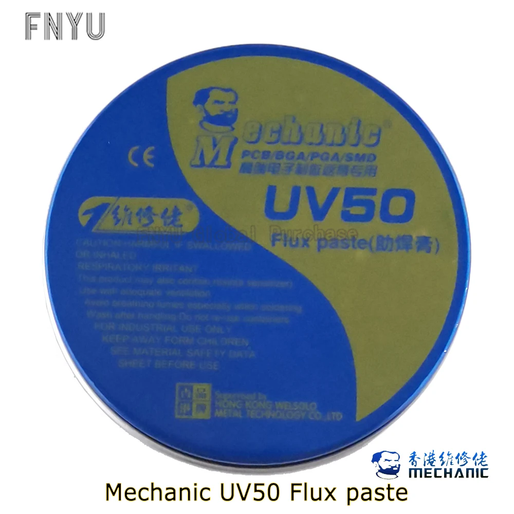 Паяльный флюс MECHANIC No Clean паяльный BGA Электрический паяльник флюсы UV80 UV50 для