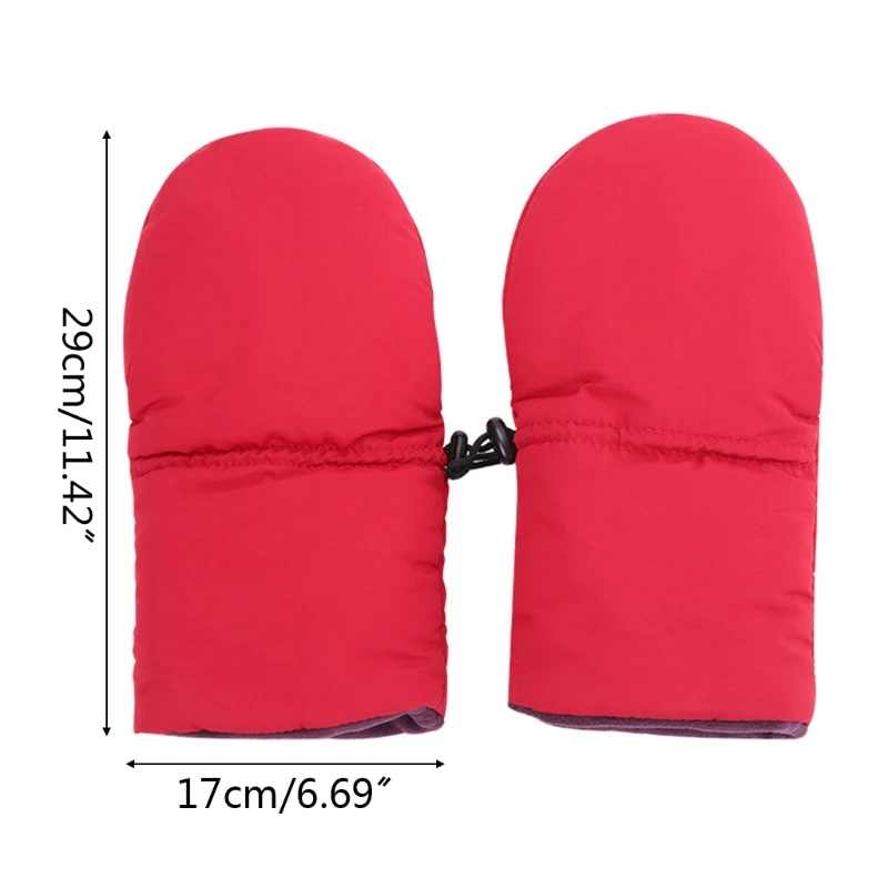 

Waterproof Universal Winter Warm Baby Stroller Gloves Fleece Mitten Hand Muff