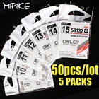 50 шт.лот рыболовный крючок с глазами, колючий рыболовный крючок, изогнутый рыболовный крючок для ловли нахлыстом, крючок для ловли карпа с острым кольцом, iseama