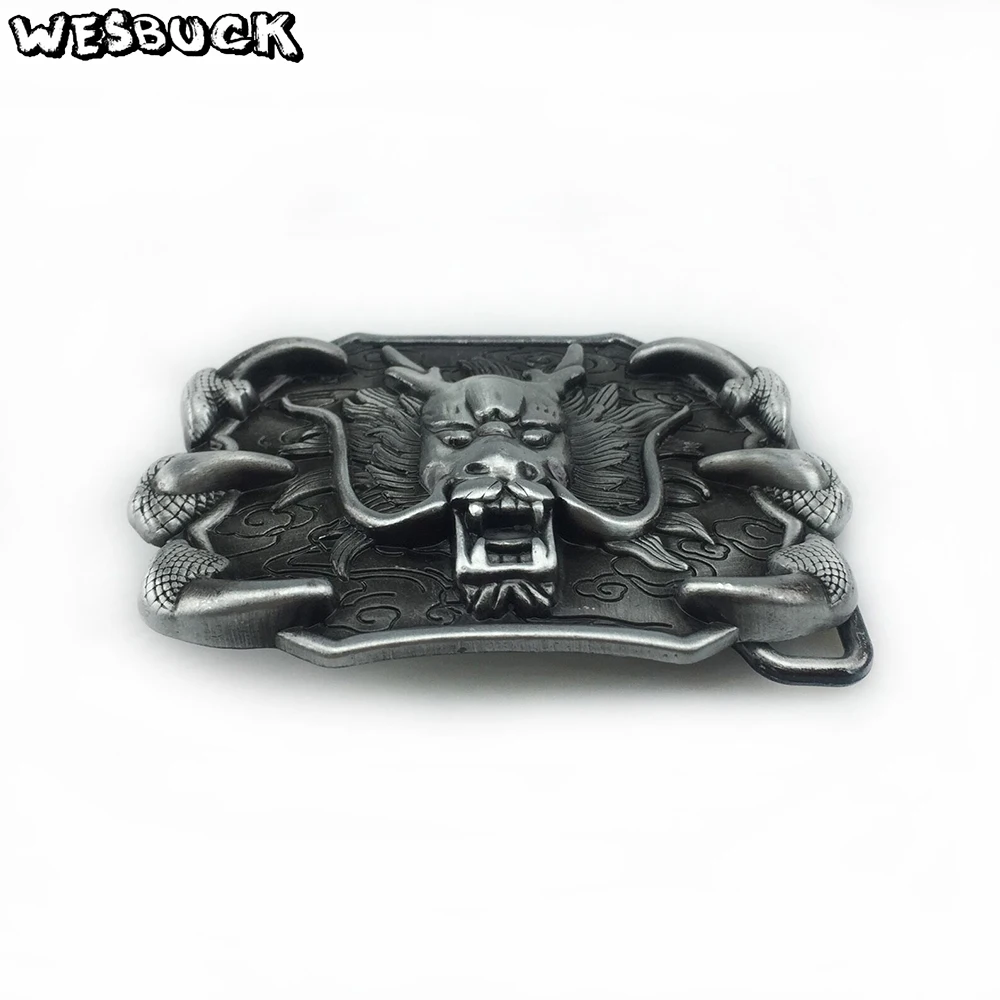 WesBuck бренд 3D джинсы дракон в ковбойском стиле подарок пряжки ремня на 4 см Ширина