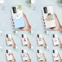 cute penguin phone case transparent for huawei p20 30 40 mate 20 30 40 lite pro p smart honor 8a 8x 9x 10i