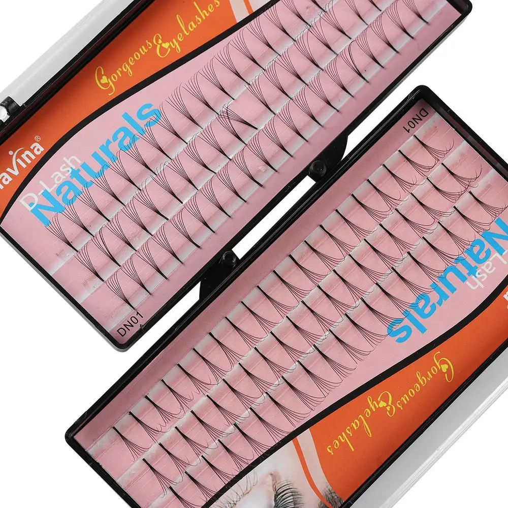 60 шт./компл. 6D готовые объемные веерообразные ресницы Россия частично Быстрое