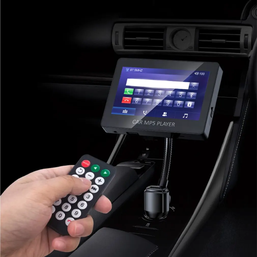 

Мультимедийный автомобильный MP5 MP4 видеоплеер M5 беспроводной FM-Передатчик Автомобильный приемник MP3 Поддержка музыки U диск карта памяти