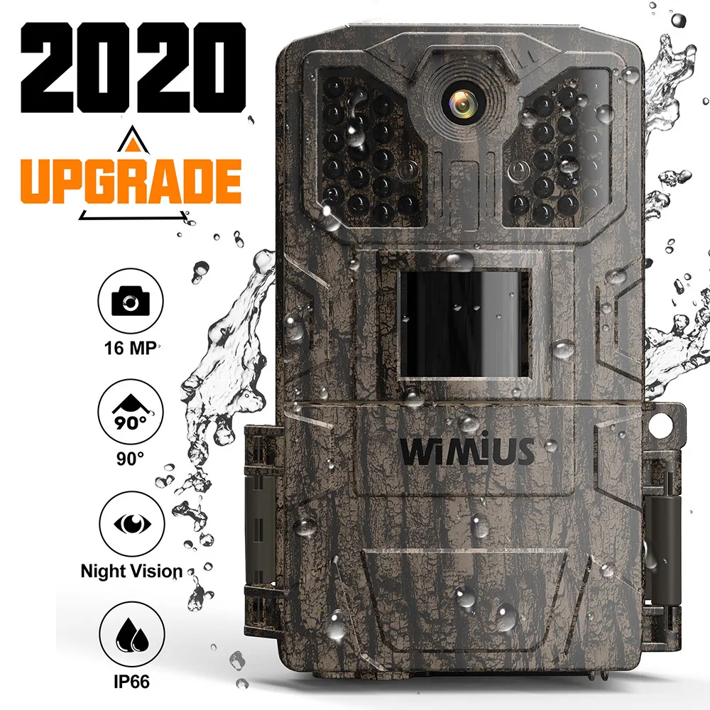 Инфракрасная камера WIMIUS для охоты 1080P 16 Мп 940nm ИК светодиодная ночного видения с