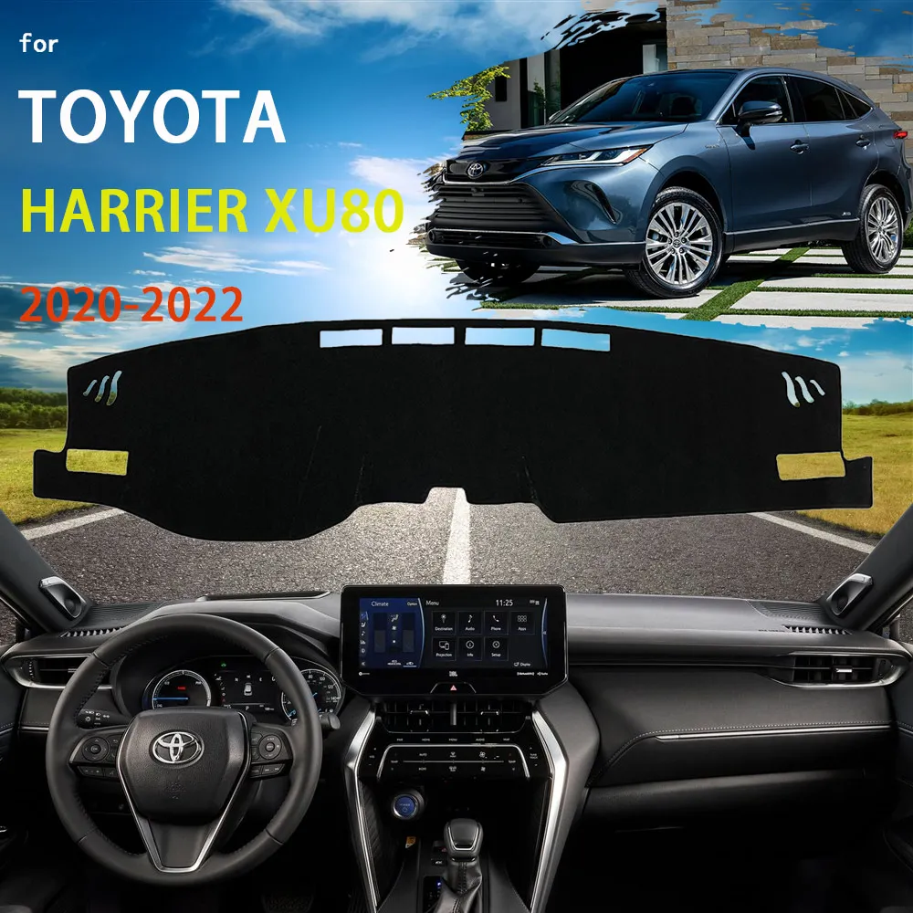 

Dashboard Cover Dash Mat for Toyota Harrier Venza XU80 2020 2021 2022 Pad Sunshade Cushion Sunshield Visor Parasol Accessories