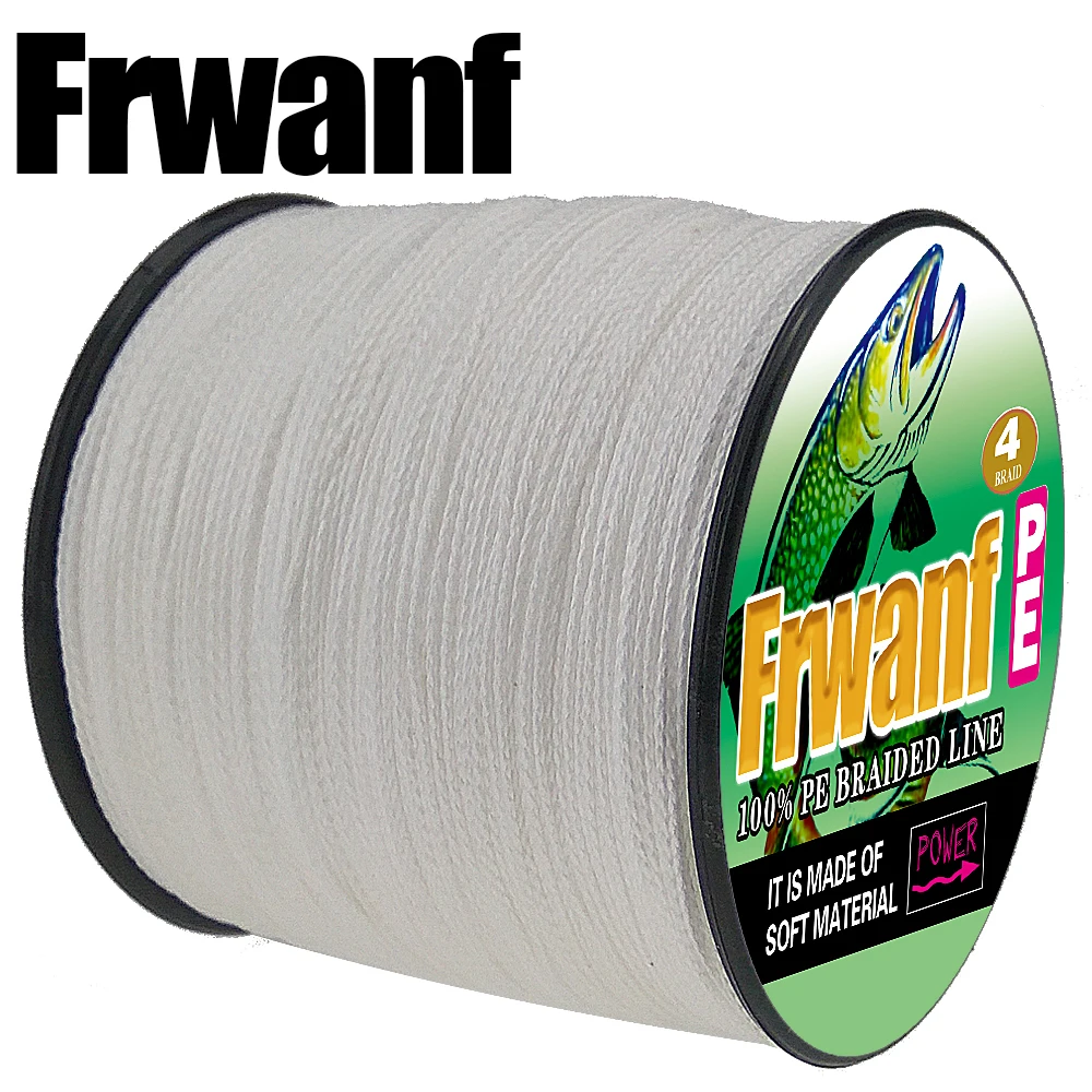 Frwanf Japan PE Fishing Braided Line for Carp Lines 100M 4 Strand Thread 10 20 30 40 50 60 70 80 90 100LB Smooth super | Спорт и