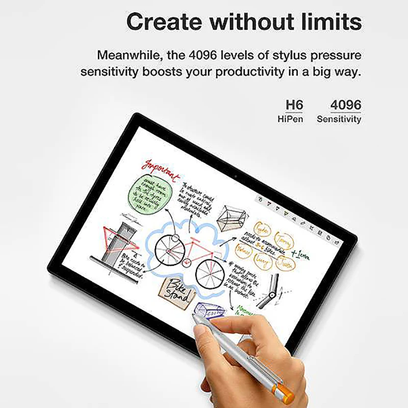 

HOT-H6 4096 Pressure Stylus Pen /Press Pen for CHUWI HI10X Tablet PC
