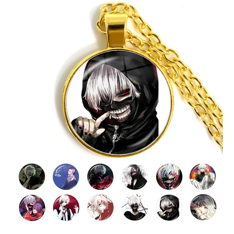 Ожерелье из цинка с кулоном в стиле аниме Гуль | Украшения и аксессуары