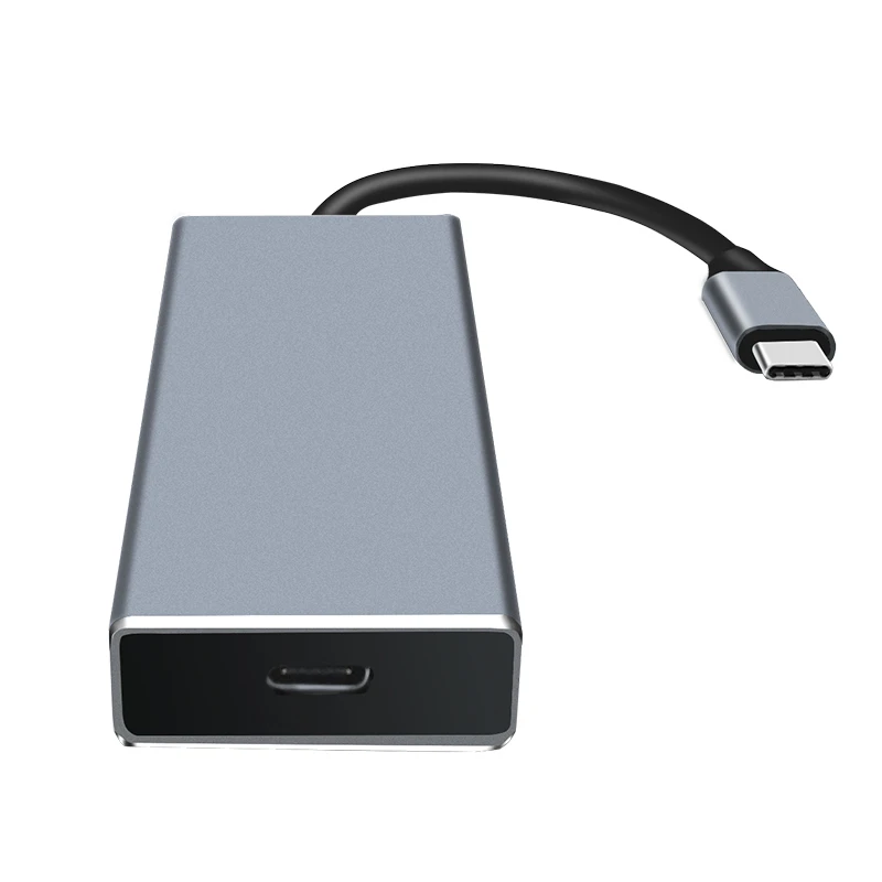 Док-станция USB Type-C 4K HDMI-совместимая со слотами для SD/TF-карт 3 0 Поддержка PD-зарядки