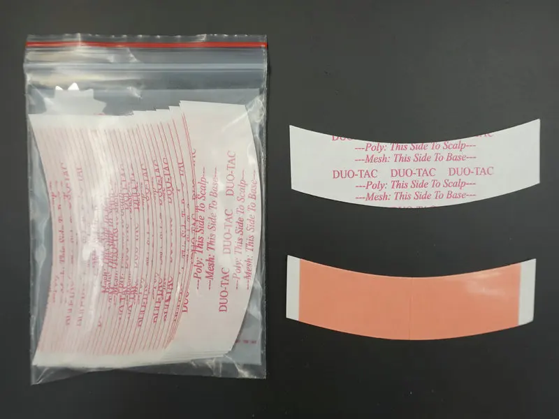 Розовый Duo Tac двухсторонний клей полный кружевной передний парик с лентой T009|tape