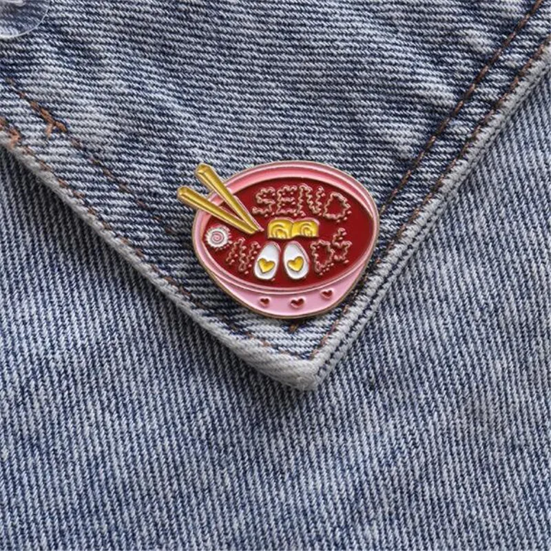 Креативный эмалированный значок для яиц украшение куртки брошь аксессуар одежда