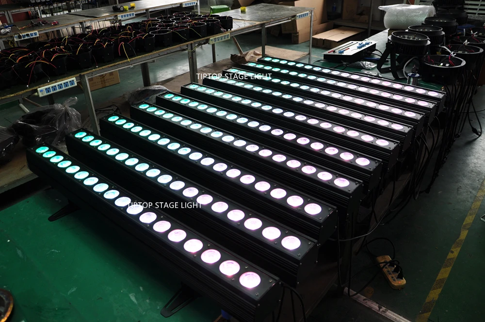 Gigertop 18x18 Вт RGBWA UV 6в1 пиксельный светодиодный светильник для прожектора 1 м длиной Tyanshine светодиоды индивидуальный DMX вентилятор для управления крутая модель для помещений