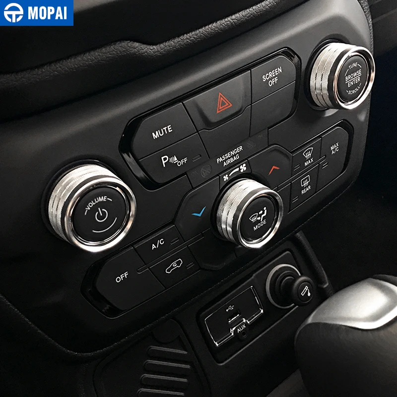 MOPAI Автомобильный интерьер кондиционер аудио CD Регулируемая Кнопка украшение
