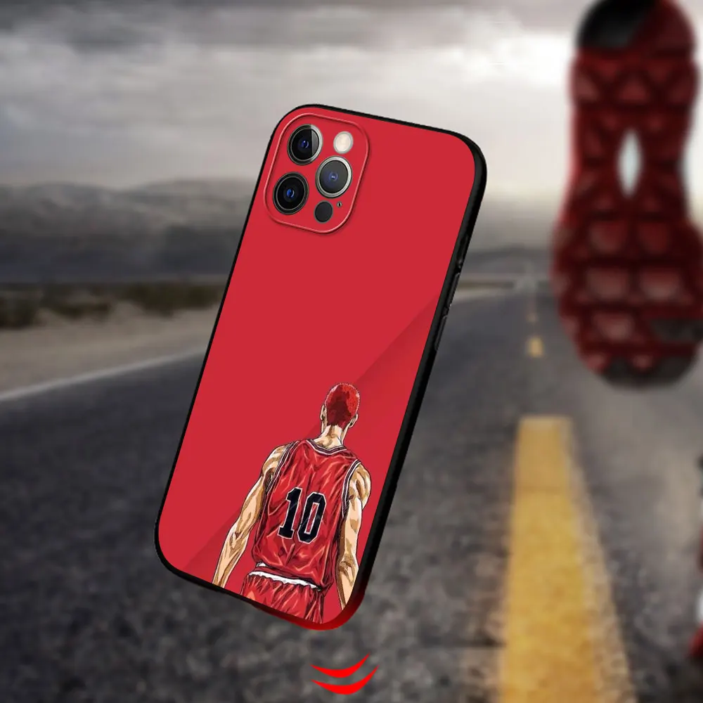 Чехол для iPhone 13 Pro 12 Mini 11 Max XR X 7 8 6 6S Plus XS 5S SE 2020 чехол телефона Slam Dunk Anime | Мобильные