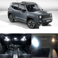 led interior car lights for jeep renegade room dome map reading foot door lamp error free 7pc