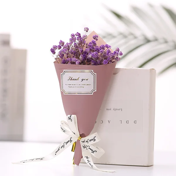 Цветы Гипсофилы поддельные букеты сухие цветы украшение для дома офиса Декор