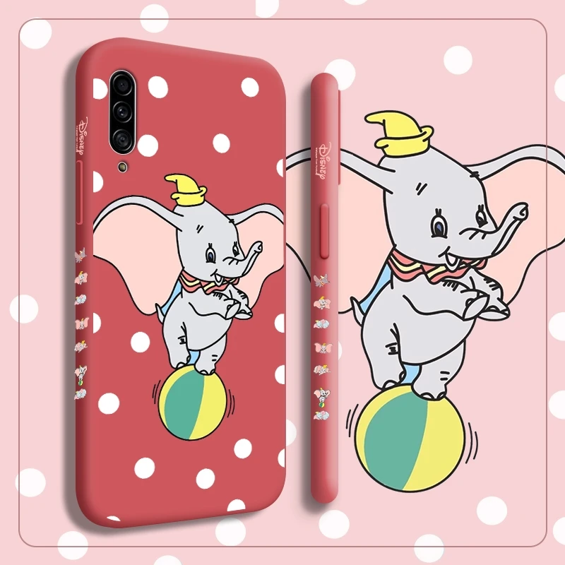 

For Samsung A80 A81 A82 Quantum 2 A70E A90 4G A90 5G A91 Case with Cute elephant pattern Back Cover silica gel casing