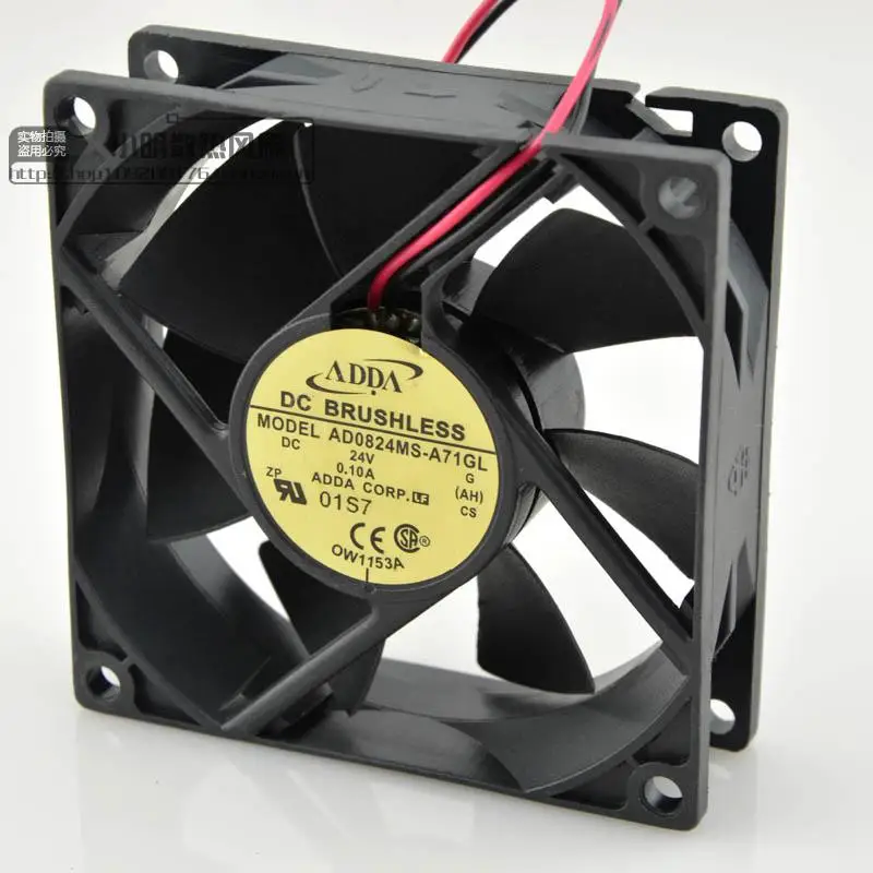

Абсолютно Новый AD0824MS-A71GL 8025 24V 0.10A 8 см инверторный вентилятор вентиляторы