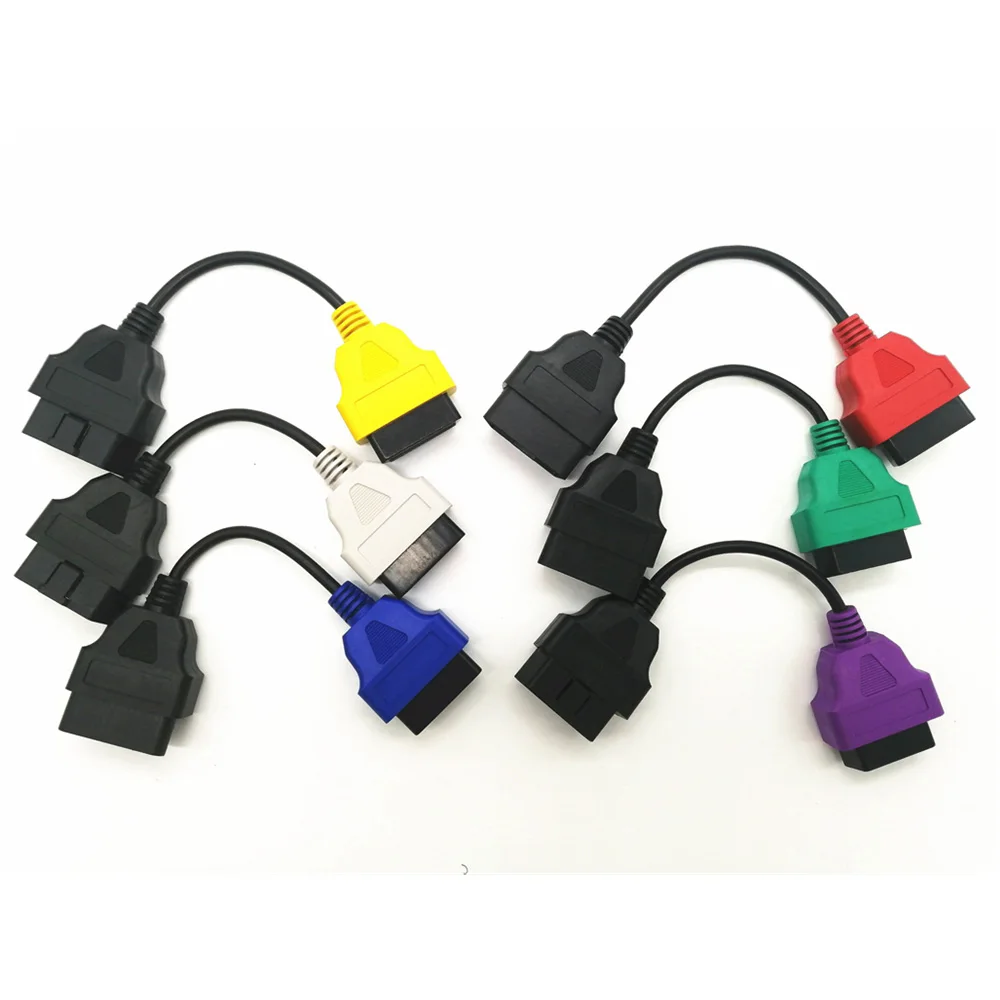 Obd2 4 шт./6 шт. разъем для сканера Fiat ECU адаптер OBDMultiECUScan ABS Подушка obd2