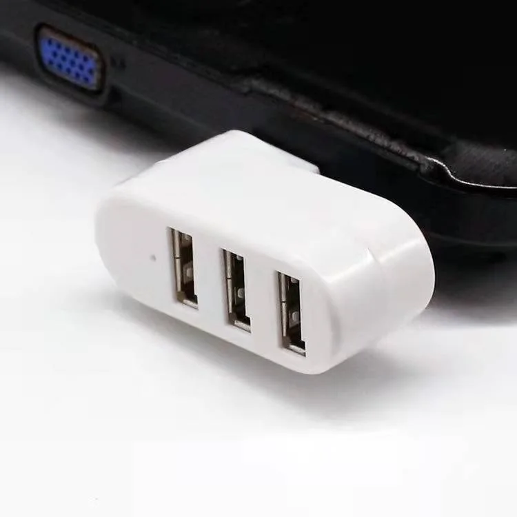 

Mini Rotate Splitter Adapter Hub 2022 Hot USB Hubs 3 Ports USB 2.0 Hub For PC Notebook Laptop Mac Usb 2.0 Splitter Hub