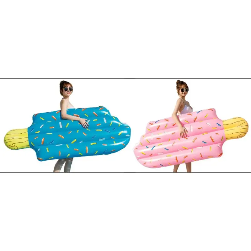

Funny Inflatable Ice Cream Pool Floating Row Swimming Pool Air Mattress Bed Water Riding Lounge Hammock Summer Beach Party Toys