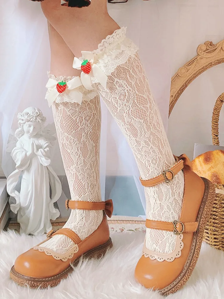 Милая женская обувь для вечевечерние НКИ в стиле Лолита милая японская аниме