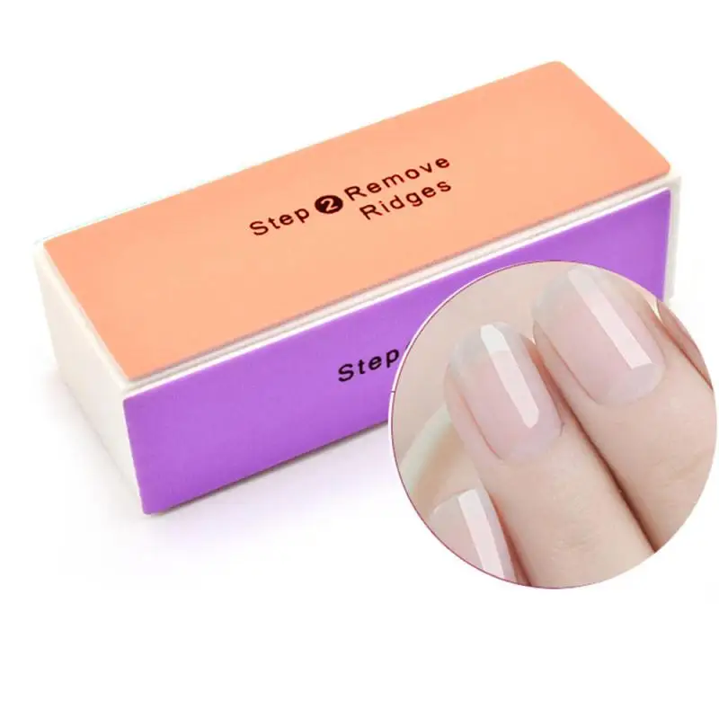 

10pcs Nail Art Manicure Sponge Setback Nail Art Tools Nail Files Professional Colorful Nail File Buffer Polishing Block Sanding