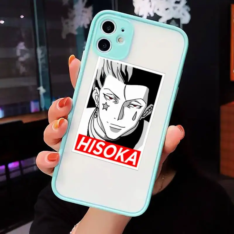 

hunter x hunter anime manga luxury Phone Cases funda matte transparent For iphone 7 8 11 12 plus mini x xs xr pro max cover