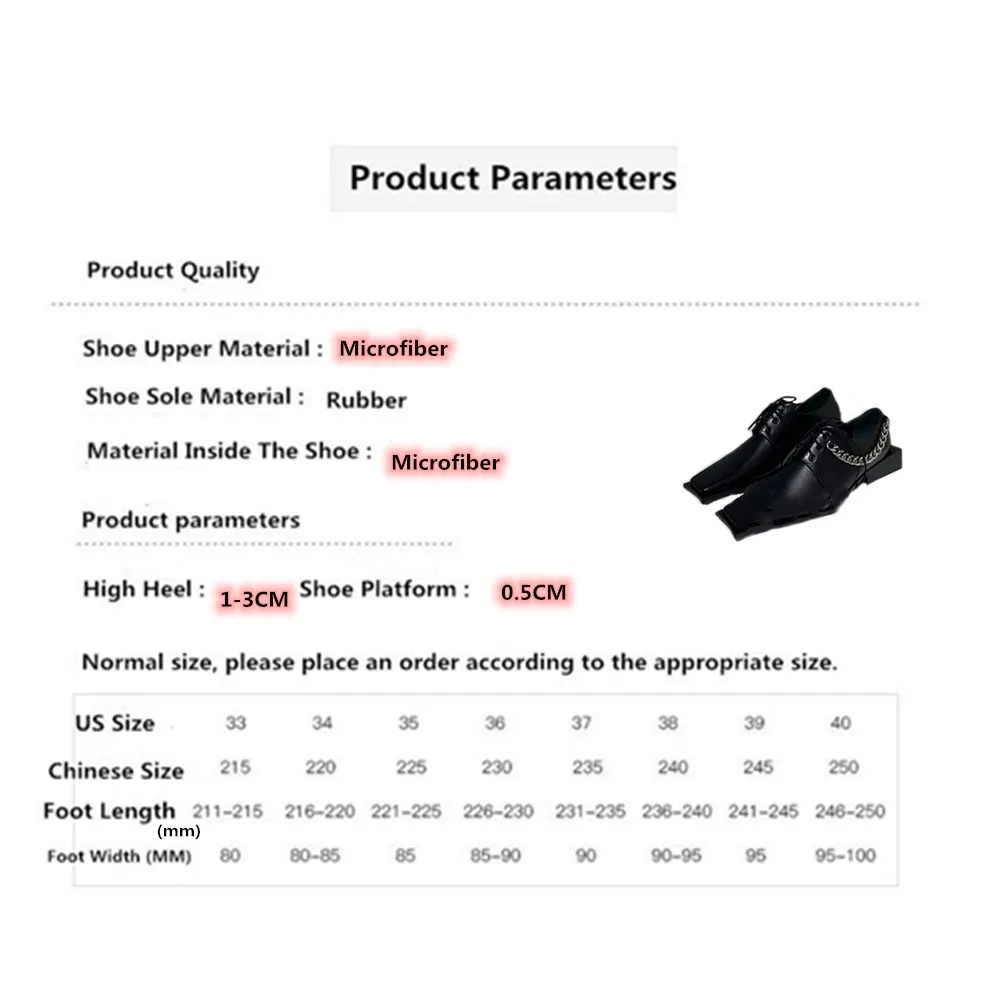 

Luxury Designer Chic Runway Party Pumps Square Toe Strange Style Women's Platform Shoes Retro Chain Madam Leather Knight Boots