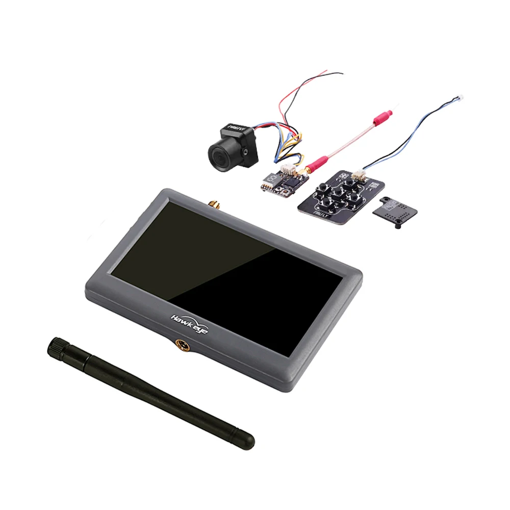 Комплект Hawkeye FPV с камерой 5 8 ГГц видеопередатчиком и приемником монитора 4 3 дюйма