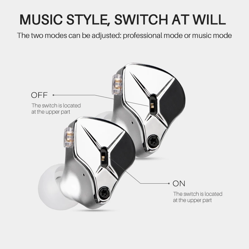Наушники вкладыши TFZ KING EDITION мониторы наушники Hifi металлические с