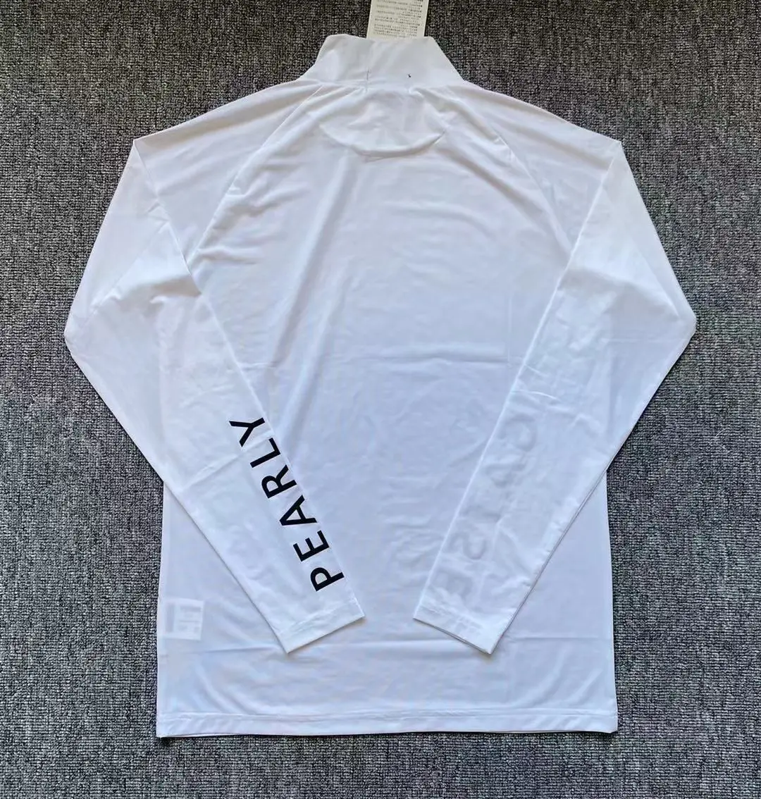 

Men's Golf Long Sleeve Base Coat Summer Ultra Thin Sunscreen Underwear Ultraviolet-Proof