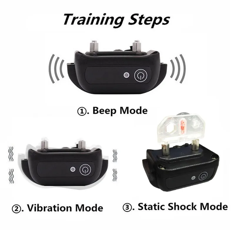 Ошейник для дрессировки собак с дистанционным управлением перезаряжаемый