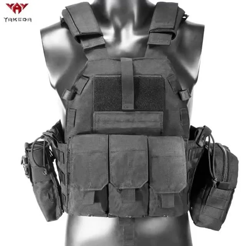 

YAKEDA Outdoor Waterproof Lightweight JPC SWAT Gilet Tactique Military Combat Chaleco Molle Tactical Plate Carrier Vest